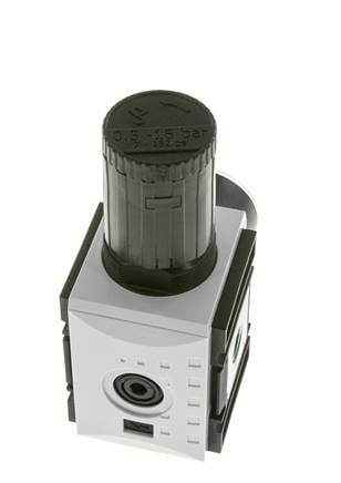Regulador de presión de precisión G3/8'' 4500l/min 0.5-16.0bar/7-232psi PA Futura 2