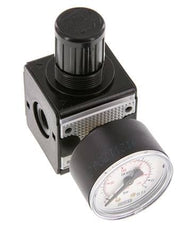 Regulador de presión de precisión G1/4'' 2100l/min 0.5-10.0bar/7-145psi de fundición de zinc Multifix 1