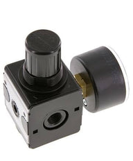 Regulador de presión de precisión G1/4'' 2100l/min 0.5-10.0bar/7-145psi de fundición de zinc Multifix 1