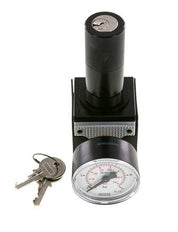 Regulador de presión G3/8'' 2100l/min 0,5-16,0bar/7-232psi Bloqueo de cilindro Multifix 1
