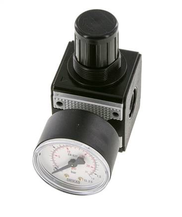Regulador de presión G1/4'' 2100l/min 0.1-1.0bar/1-14psi de fundición de zinc Multifix 1
