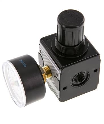 Regulador de presión G1/4'' 2100l/min 0.5-16.0bar/7-232psi de fundición de zinc Multifix 1