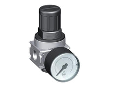 Regulador de presión para ensamblaje de colector G1/4'' 1450l/min 0.2-6.0bar/3-87psi Fundición de zinc 40 mm Manómetro Multifix 0