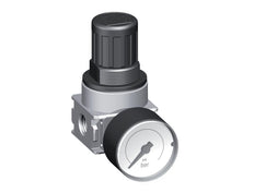 Regulador de presión G1/4'' 700l/min 0,2-6,0bar/3-87psi Manómetro de 40 mm Cylinder Lock Multifix 0
