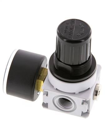 Regulador de presión G1/4'' 700l/min 0,1-3,0bar/1-44psi Manómetro de 40 mm Multifix 0