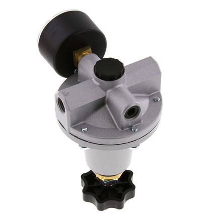 Regulador de presión de precisión G1/4'' 550l/min 0.1-3.0bar/1-44psi de fundición de zinc estándar 3