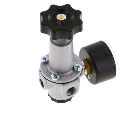 Regulador de presión G1/4'' 1000l/min 0.5-16.0bar/7-232psi de fundición de zinc estándar 1