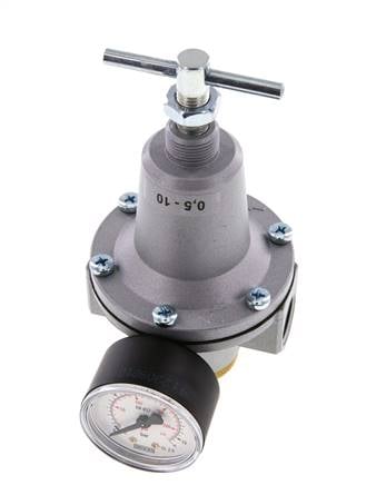 Regulador de presión G1/2'' 5000l/min 0.1-3.0bar/1-44psi de fundición de zinc Estándar 3