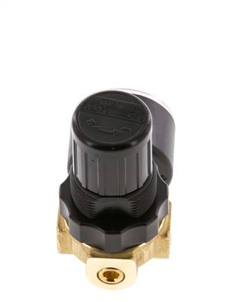 Regulador de presión G1/4'' 330l/min 0.1-3.0bar/1-44psi Aire Agua Latón Estándar 0