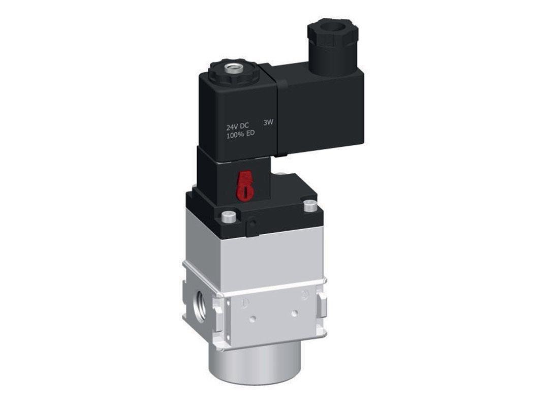 Válvula 3/2 G1/4 24VDC 1600 l/min Multifix 0