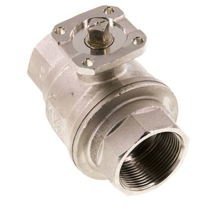 G1-1/2'' Válvula de bola de latón de 2 vías ISO-Top PN40 - BL2BA