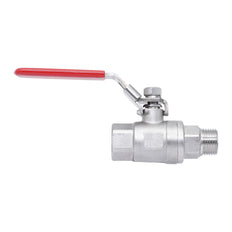 R/Rp 1/4'' 2 piezas de 2 vías válvula de bola de acero inoxidable 69 bar RTFE - TamesonPRO 1112-014