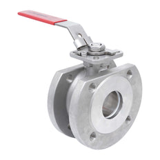 DN25 PN40 1-Pieza 2-Vías Acero Inoxidable Brida Válvula De Bola PTFE ISO-Top F04 - TamesonPRO 1122-025