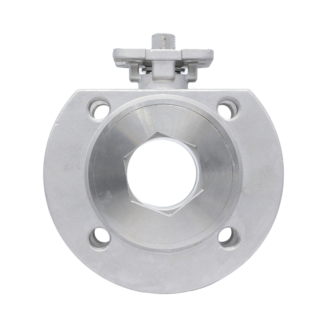 DN20 PN40 1-Pieza 2-Vías Acero Inoxidable Brida Válvula De Bola PTFE ISO-Top F03 - TamesonPRO 1122-020