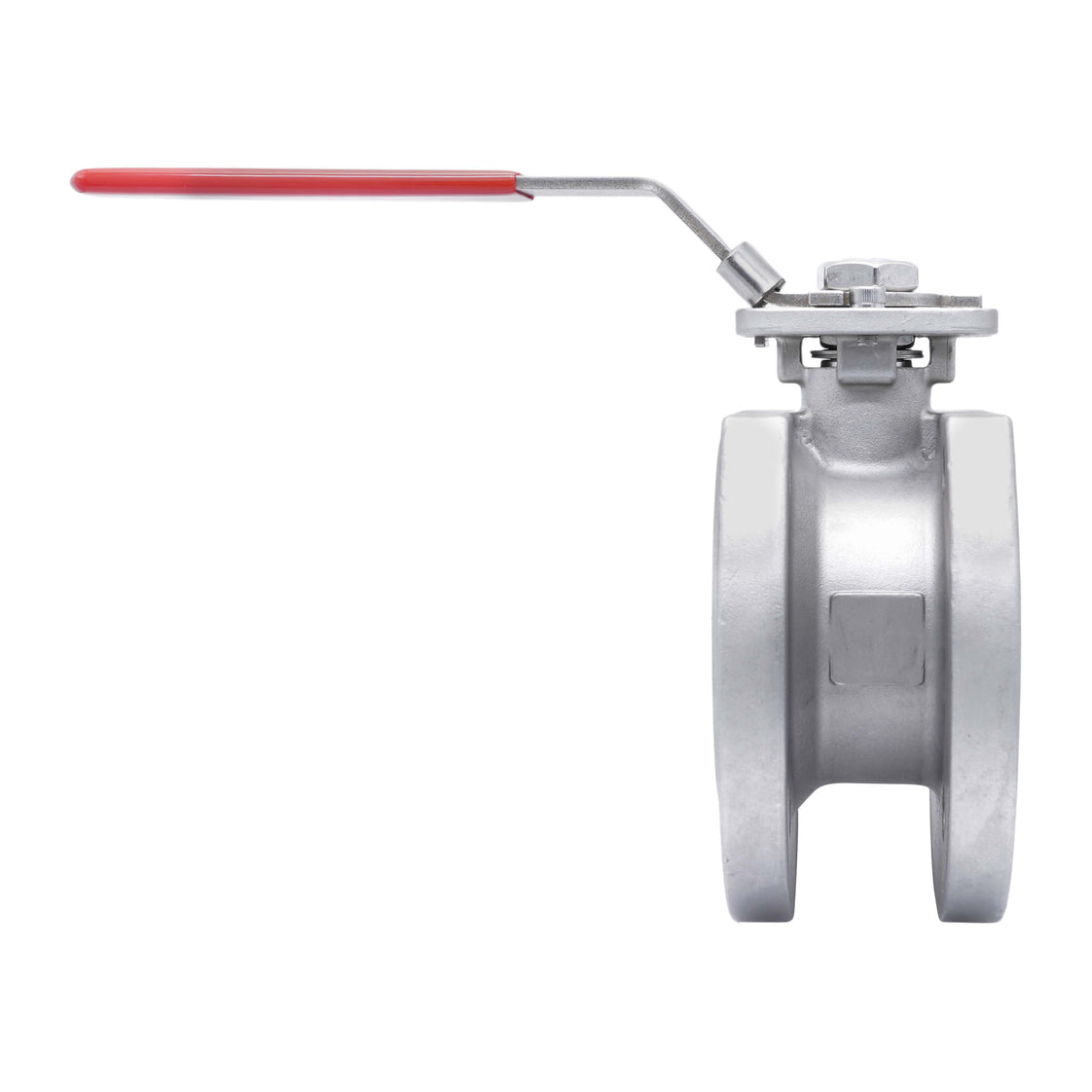 DN25 PN40 1-Pieza 2-Vías Acero Inoxidable Brida Válvula De Bola PTFE ISO-Top F04 - TamesonPRO 1122-025