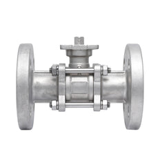 DN20 PN40 Válvula De Bola Flangeada De Acero Inoxidable De 3 Piezas De 2 Vías PTFE ISO-Top F03/F04 - TamesonPRO 1124-020