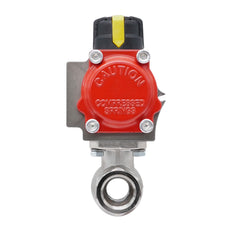 Válvula De Bola Neumática G1/4'' Latón Doble Efecto
