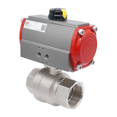 Válvula De Bola Neumática G2'' Latón Doble Efecto