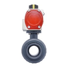 50mm Válvula De Bola Neumática PVC De 2 Vías Apertura Por Resorte