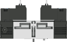 Festo 5/2 Bistable Dominante Válvula Solenoide De Aire Tamaño 18mm ISO 15407-1 550l/min - 547157