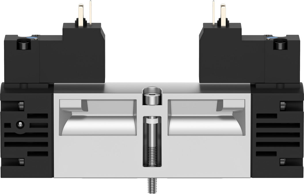 Festo 5/3 Aire Exhausto Válvula Solenoide Tamaño 18mm ISO 15407-1 450l/min - 547205