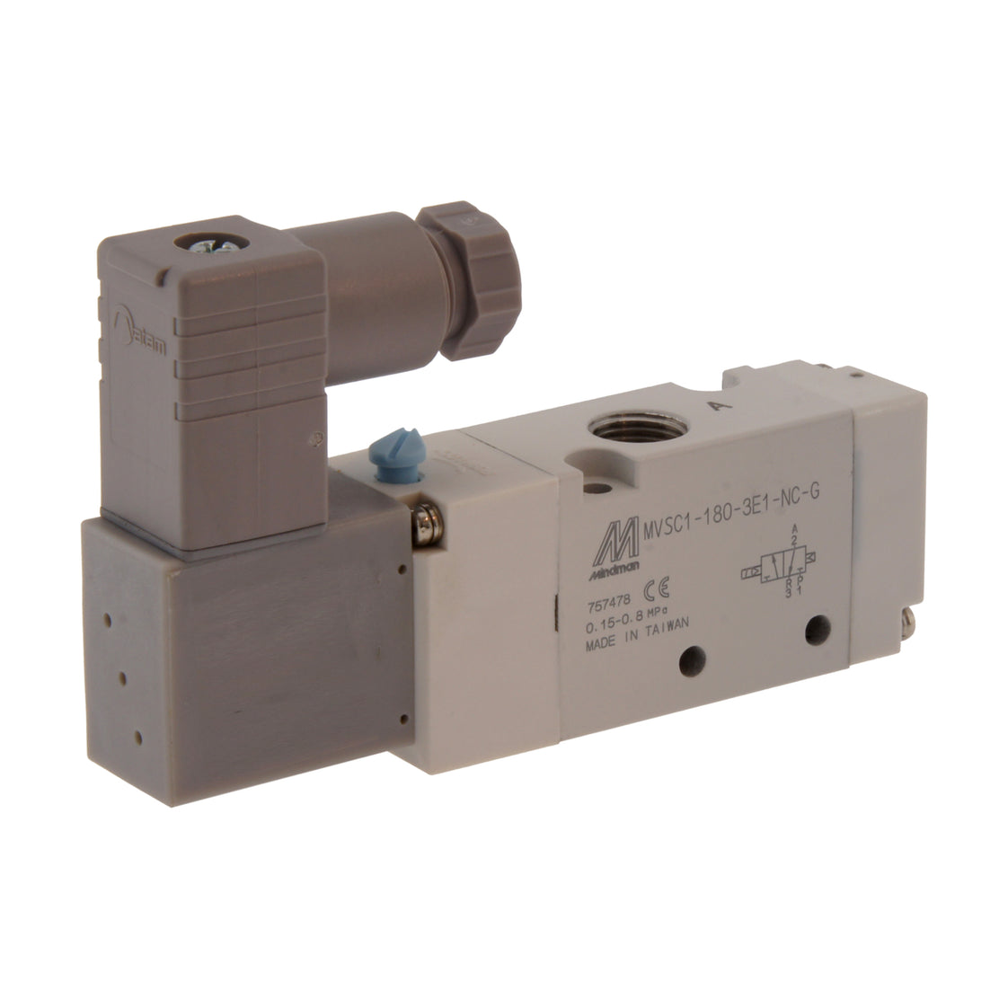 G1/8'' 230V AC 3/2 vías NC Electroválvula 1,5-8bar MVSC1