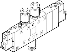 Festo 5/3 NC Válvula Solenoide De Aire QS-10 1250L/Min - 170344