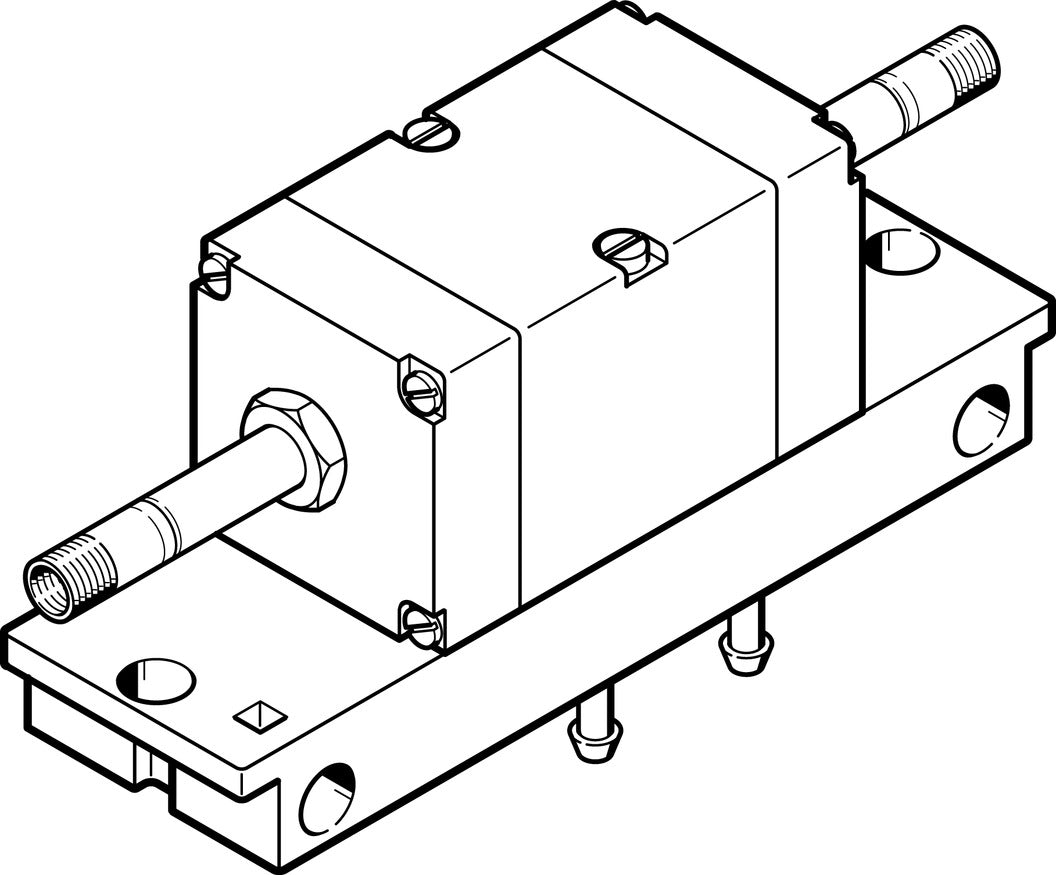 Festo 5/2 Bistable Válvula Solenoide De Aire PK-3 105L/Min 2 - 8Bar/2 - 116Psi - 4447