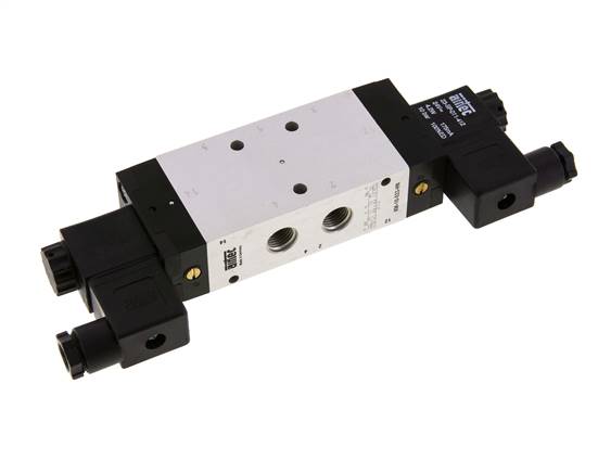 válvula solenoide central de escape 5/3 G1/4'' 115V AC 3-10bar/42-140psi Airtec