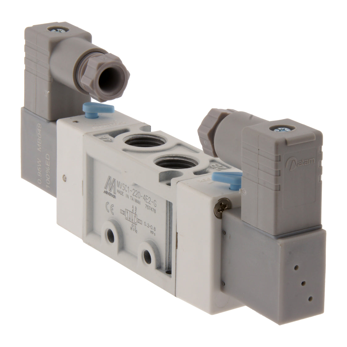 G1/4'' 24 V CC Válvula Solenoide Biestable 2-8bar MVSC1