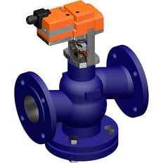 Belimo Válvula de Globo DN80 Brida 18mm Carrera Kvs90 24VAC/DC 35s MP-Bus 0-10/2-10V 1500N IP54 H679N/SVC24A-MP-TPC