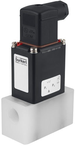 Electroválvula G3/8'' NO PVDF EPDM 0-2bar/29psi 24VAC/DC 0121 345608