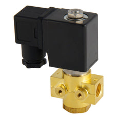 Electroválvula ST-DB 1/4'' NO latón FKM 0-12bar 120V AC