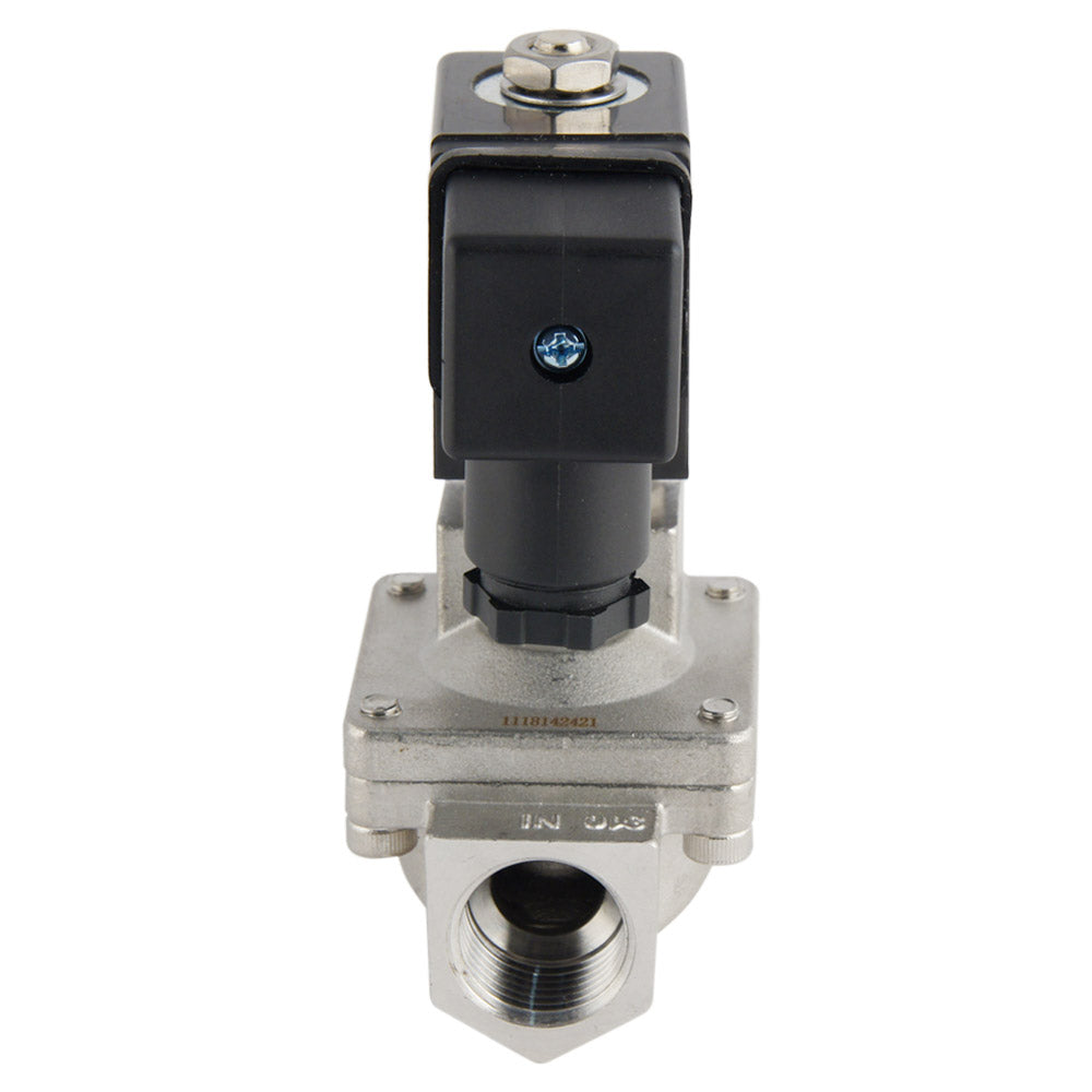 Electroválvula ST-IA 1/2'' NPT acero inoxidable EPDM 0,5-16bar 24V AC