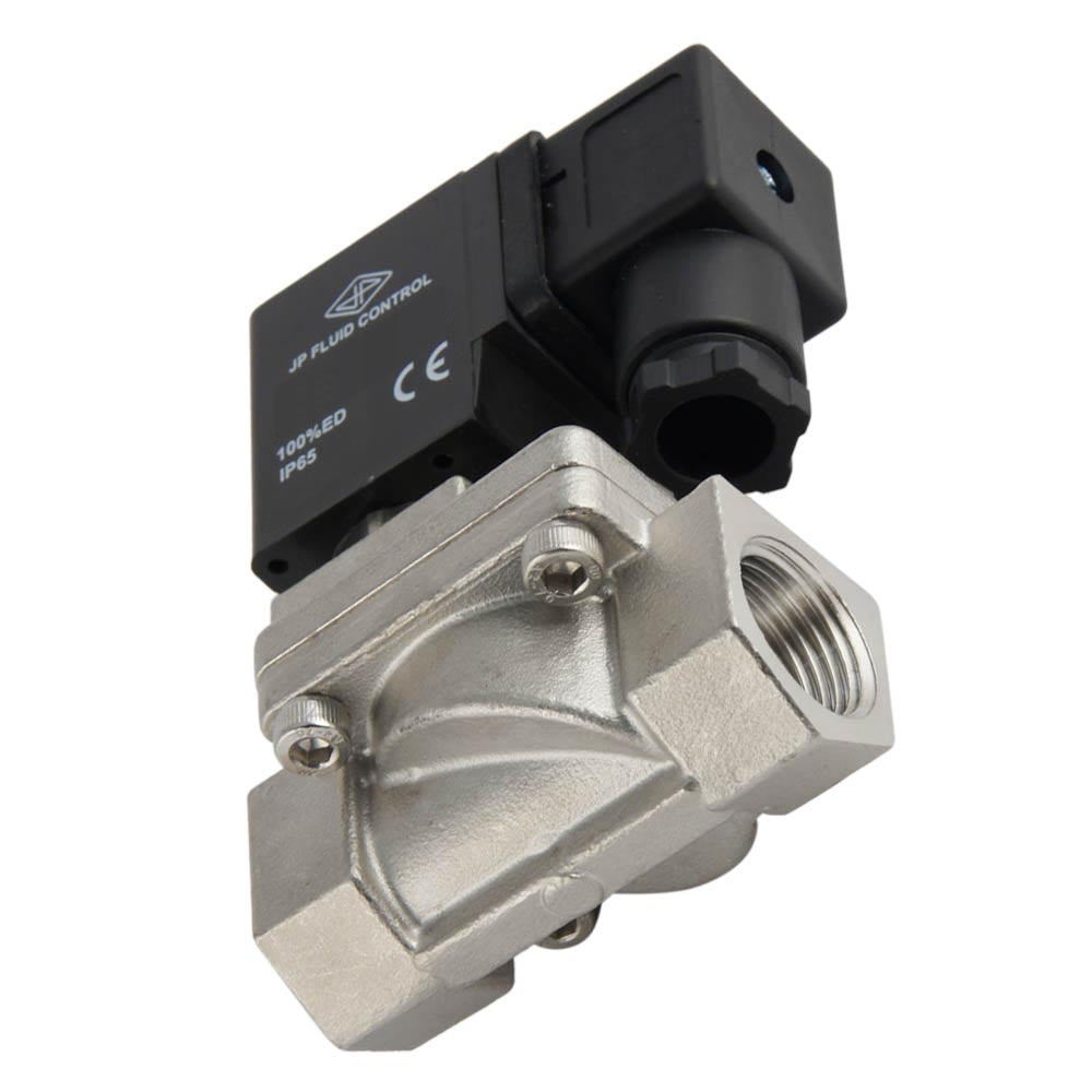Electroválvula ST-IA 1/2'' NPT acero inoxidable EPDM 0,5-16bar 230V AC