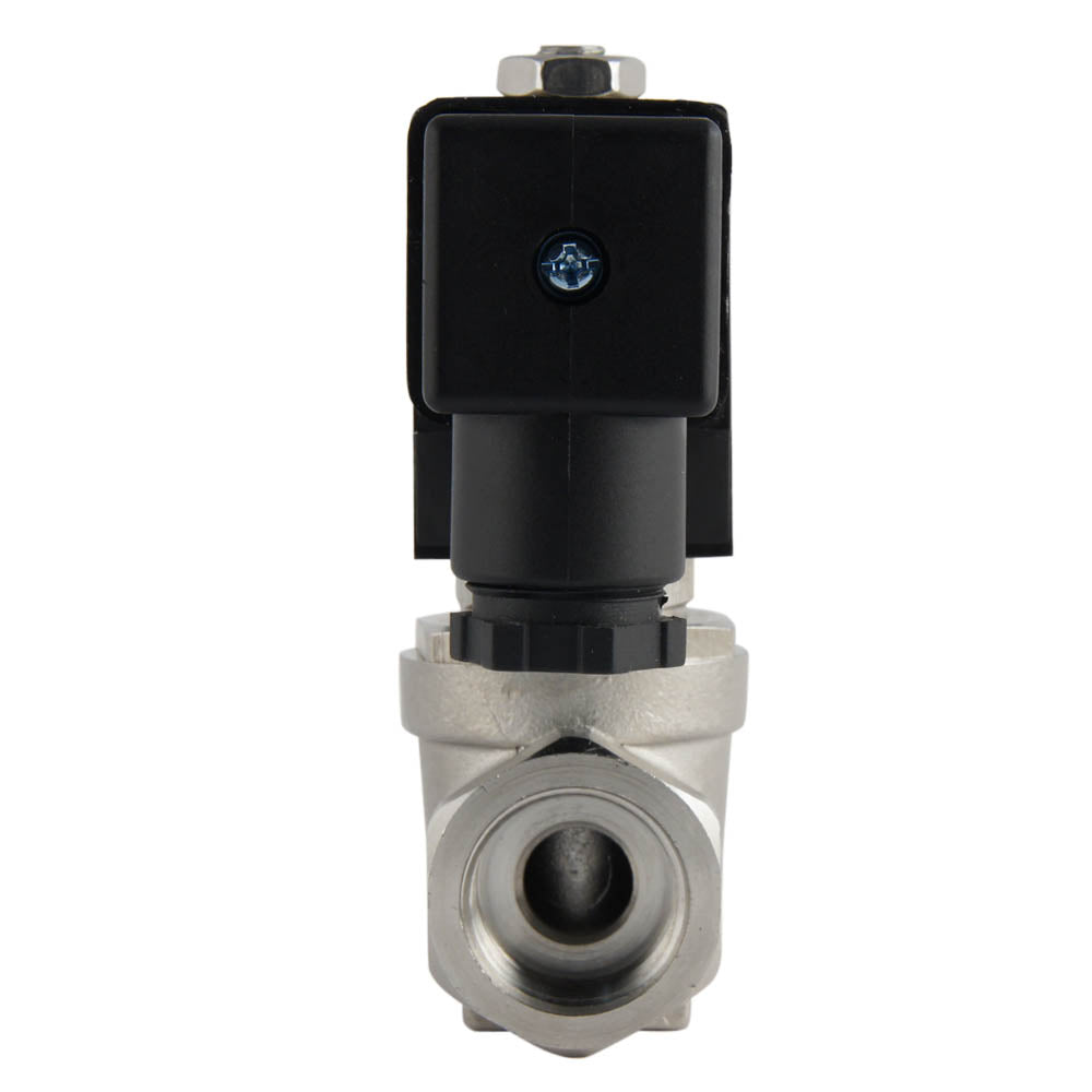 Electroválvula ST-SA 1/2'' NPT acero inoxidable EPDM 0-16bar 380V AC