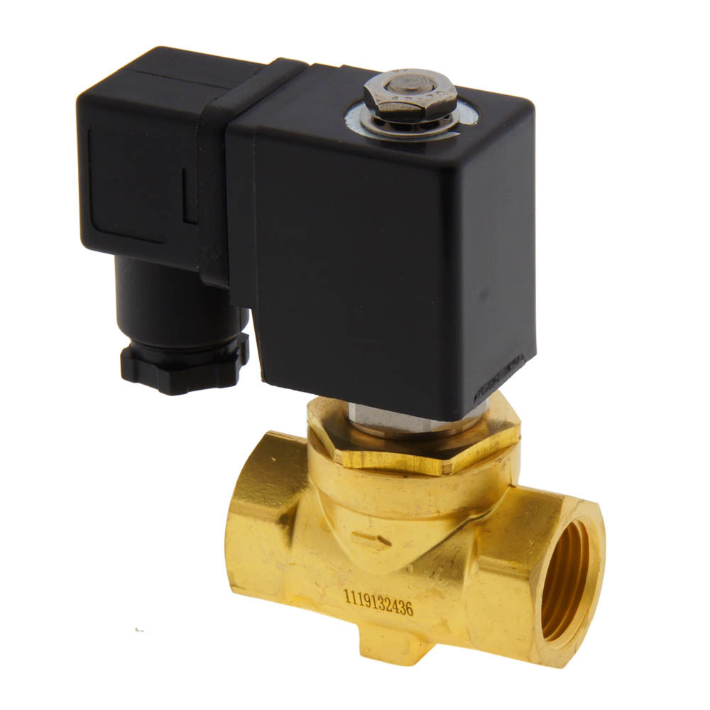Electroválvula ST-SA 1/2'' NPT latón FKM 0-10bar 12V DC