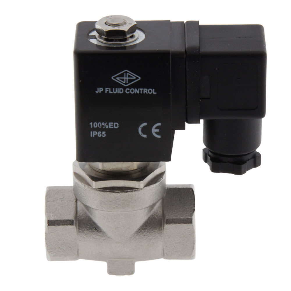 Electroválvula ST-SA 3/8'' NPT acero inoxidable EPDM 0-10bar 24V DC