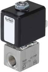 Electroválvula 3/2 vías G1/8'' NA Acero inoxidable FKM 0-10bar/145psi 24VAC 7012 390409