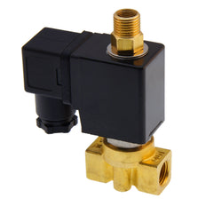 Electroválvula TW-DC 1/4'' 3/2 vías DI latón FKM 0-5bar 12V DC