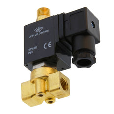Electroválvula TW-DD 1/4'' 3/2 vías UN latón FKM 0-3,5bar 230V AC