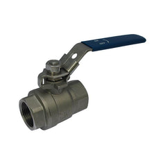 Válvula de Bola de 2 Vías 660 - G1'' de Paso Total de Acero Inoxidable F/F