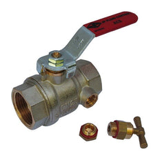 68 - G1/2'' Válvula de bola de 2 vías de paso total F/F - Punto de purga