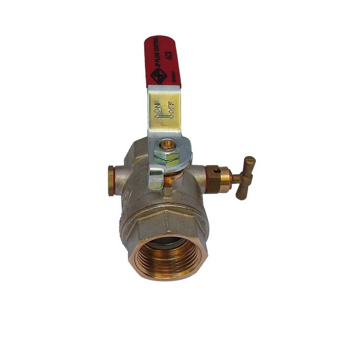 68 - Válvula de bola de 2 vías G3/4'' de paso total F/F - Punto de purga