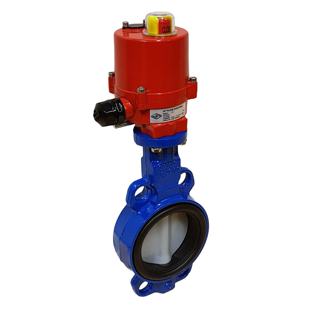 Válvula de mariposa electrica DN80 (3 pulgadas) 120VAC Lug GGG40-Acero inoxidable-NBR - BFLL