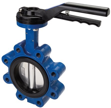Válvula de mariposa DN80 (3 pulgadas) PN12 Lug GG25-Acero inoxidable-EPDM