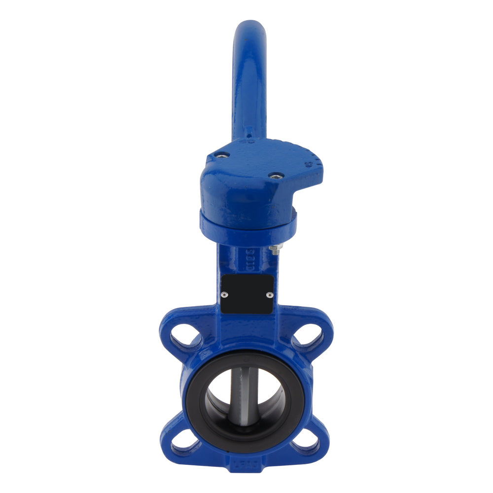 Válvula de mariposa wafer DN65 (2-1/2 pulgadas) PN16 GG25-Acero inoxidable-NBR
