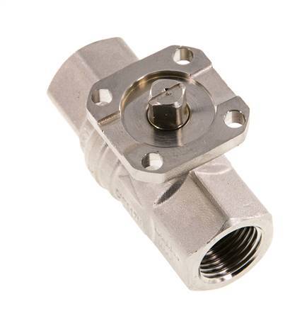 Válvula de bola de latón G1/2'' 2 vías ISO-Top PN40 - BL2BA