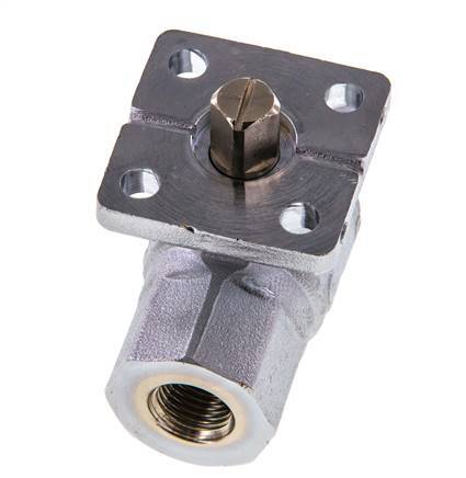 Válvula de bola de latón Rp1/4'' 2 vías ISO-Top PN40 - BL2BA