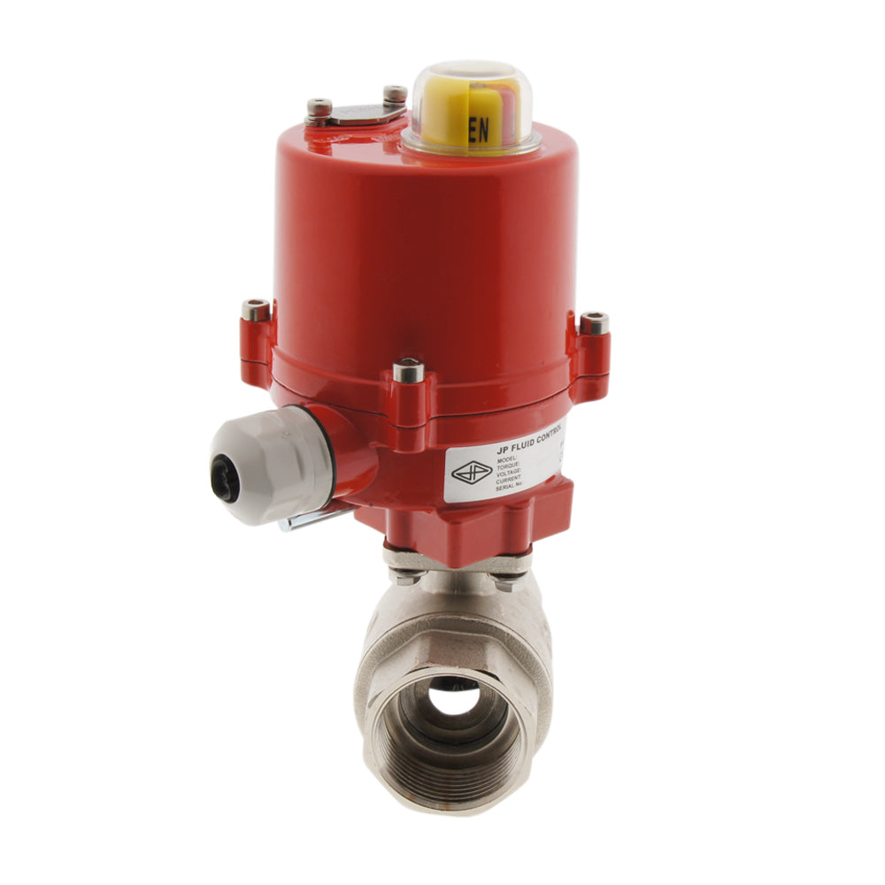Válvula de bola eléctrica de latón de 2 vías G2'' 24V CC - BL2BA